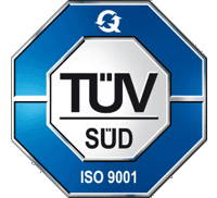 ISO 9001 Certified by TÜV SÜD
