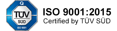 ISO 9001:2015 Certified by TUD SUD